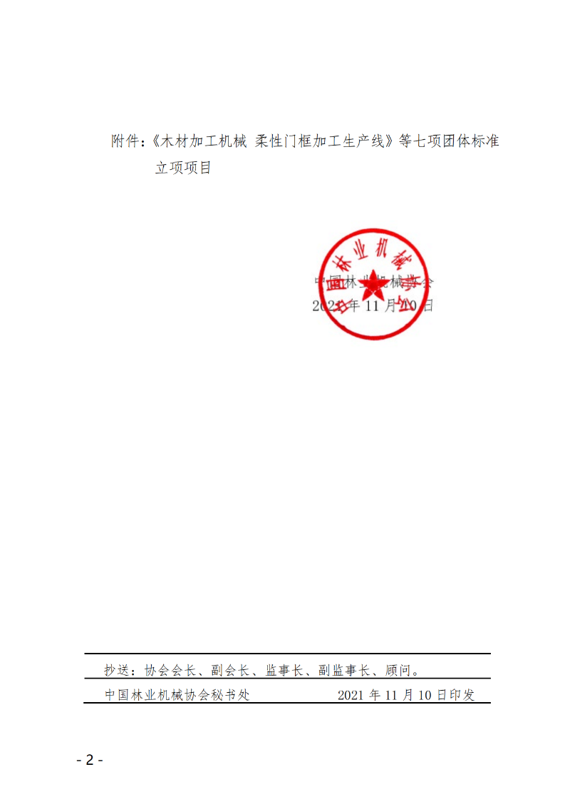 关于对“木材加工机械 柔性门框加工生产线”等七项团体标准立项的通知（终）(1)_01